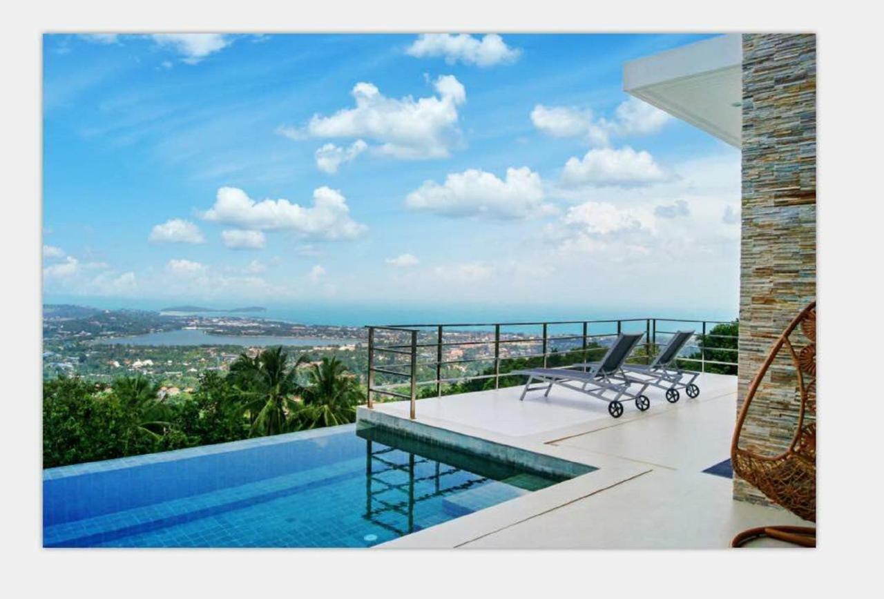Perfect Sea View Mountain Villa Koh Samui Chaweng Beach Exteriör bild