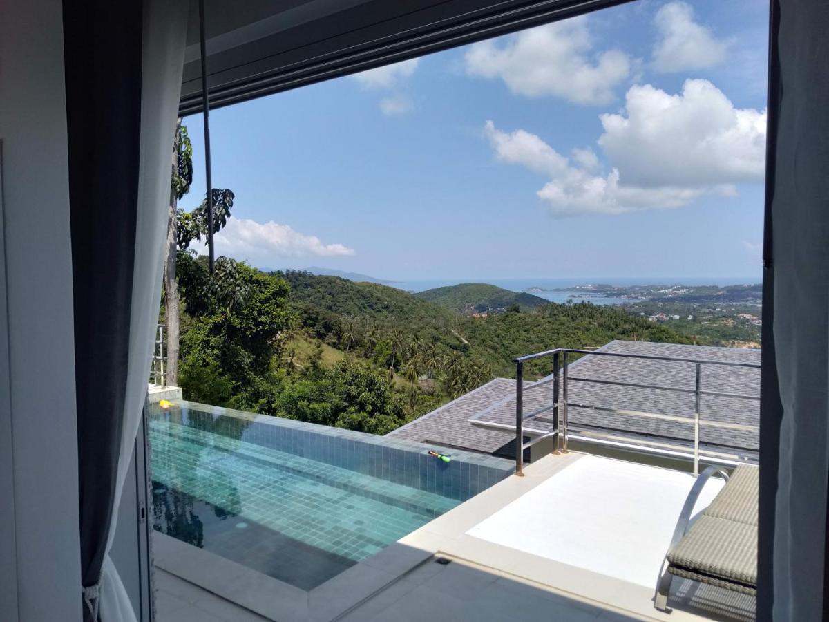 Perfect Sea View Mountain Villa Koh Samui Chaweng Beach Exteriör bild