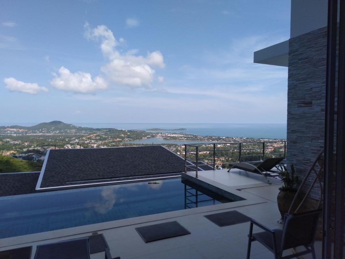 Perfect Sea View Mountain Villa Koh Samui Chaweng Beach Exteriör bild