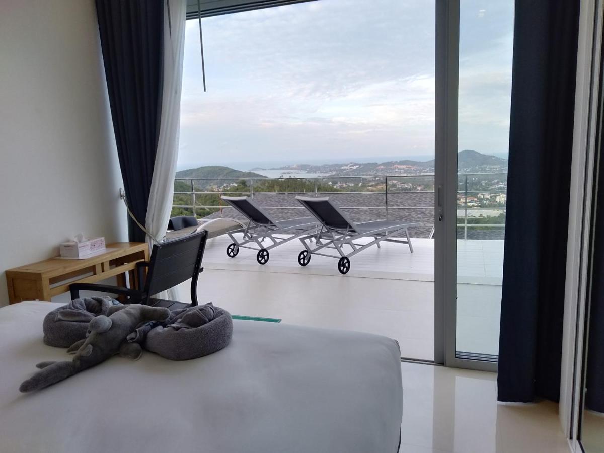 Perfect Sea View Mountain Villa Koh Samui Chaweng Beach Exteriör bild